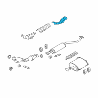 OEM 2013 Nissan Cube INSULATOR - Heat, Rear Floor Diagram - 74761-1FC0A