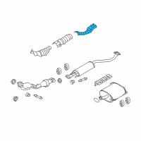 OEM 2009 Nissan Cube INSULATOR - Heat, Rear Floor Diagram - 74761-1FC0A