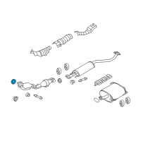 OEM 2015 Nissan Versa Bearing Seal, Exhaust Joint Diagram - 20695-5TA0A