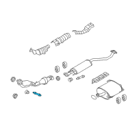 OEM Nissan Cube Bolt Diagram - 20606-1U60B