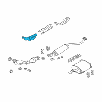 OEM 2013 Nissan Cube Insulator Diagram - 74750-1FA0A