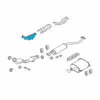 OEM 2009 Nissan Cube Insulator Diagram - 74750-1FA0A