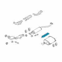 OEM 2013 Nissan Cube INSULATOR-Heat Trunk Floor Diagram - 74772-1FC0A