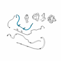 OEM Dodge Avenger Hose-Power Steering Pressure Diagram - 5085325AH