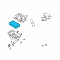 OEM 2009 Ford Explorer Filter Element Diagram - 1L2Z-9601-AA