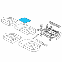 OEM 2017 BMW X5 Heating Element, Comfort Seat, Left Diagram - 52-20-7-364-121
