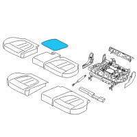 OEM 2016 BMW X5 Heating Element, Comfort Seat, Left Diagram - 52-20-7-364-121
