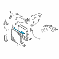 OEM BMW X5 Bracket For.Radiator Diagram - 17-10-1-439-117