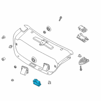 OEM 2017 Kia Cadenza Push Button Assembly-T/L Diagram - 818303T000