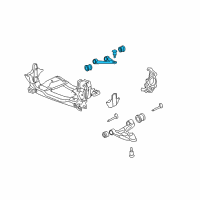 OEM 2007 Pontiac Solstice Front Upper Control Arm Assembly Diagram - 15907047