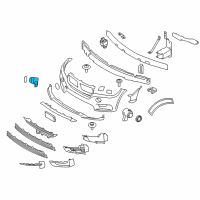 OEM BMW 640i xDrive Gran Turismo Alpinweiss Ultrasonic Transducer Diagram - 66-20-9-283-750