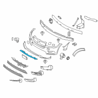 OEM 2014 BMW X5 Trim, Trim Panel Lower Section, Primed Diagram - 51-12-7-379-419