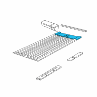 OEM Dodge Ram 2500 Van Extension-Floor Pan Diagram - 55347191AB