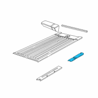 OEM Dodge B250 Filler-Side Panel To UNDERBODY Diagram - 55346296AE