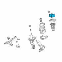 OEM 2021 Lexus RX450h Front Suspension Support Sub-Assembly Diagram - 48609-0E060