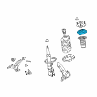 OEM 2009 Toyota RAV4 Upper Seat Diagram - 48619-42010