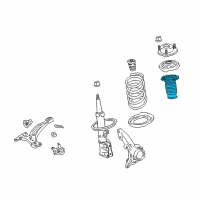 OEM Lexus RX350 Seat Sub-Assembly, Front Spring Diagram - 48045-0E020