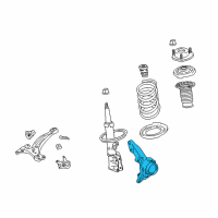 OEM 2018 Toyota Sienna Knuckle Diagram - 43212-0E010