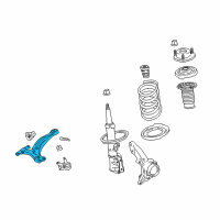 OEM 2019 Toyota Highlander Lower Control Arm Diagram - 48069-0E060