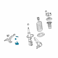 Genuine Toyota Highlander Ball Joint diagram