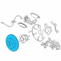 OEM 2021 Chevrolet Bolt EV Rotor Diagram - 13514611