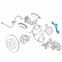 OEM Chevrolet Cruze Rear Speed Sensor Diagram - 42686718