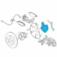 OEM 2018 Chevrolet Cruze Bracket Diagram - 39151015