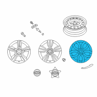 OEM 2014 Hyundai Veloster Replacement Rim Diagram - 52905-2V350-NEJ