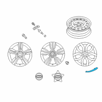 OEM 2017 Hyundai Veloster Cap-Wheel Accent Diagram - 52973-2V700-EB