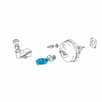 OEM 2004 Scion xA Master Cylinder Diagram - 47207-52040