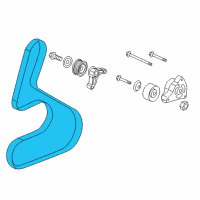 OEM 2014 Honda CR-V Belt, Acg Diagram - 31110-R5A-A01