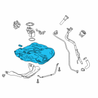 OEM 2018 Chevrolet Malibu Fuel Tank Diagram - 84058148