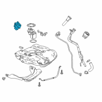 OEM Cadillac XT5 Fuel Pump Controller Diagram - 23382564