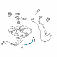 OEM 2022 Chevrolet Malibu Tank Strap Diagram - 23474773