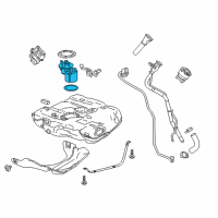 OEM 2018 Chevrolet Malibu Fuel Pump Diagram - 84610427