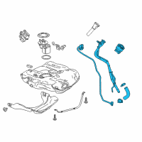 OEM 2017 Chevrolet Malibu Filler Neck Diagram - 84392682