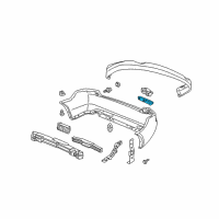 OEM Acura TSX Reflector Assembly, Right Rear Diagram - 33505-SEA-003