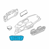 OEM 2019 BMW 330i xDrive CONTROL ELEMENT LIGHT Diagram - 61-31-9-461-139