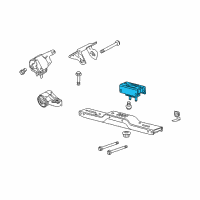 OEM Ford F-150 Transmission Mount Diagram - 9L3Z-6068-C