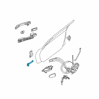 OEM Nissan Link Door STOPPER Diagram - 80430-ZX60A