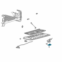 OEM Ford F-250 Handle Diagram - 1L3Z-9943400-BAA