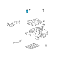 OEM Cadillac SRX Sensor Diagram - 15865791