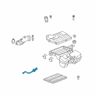 OEM Pontiac Solstice PCV Hose Diagram - 12606566