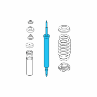 OEM BMW 328xi Rear Shock Absorber Diagram - 33-52-6-781-200