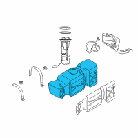 OEM 2013 Ram 3500 Fuel Diagram - 68149858AB