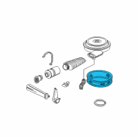 OEM Chevrolet K10 Suburban Emblem Diagram - 6484235