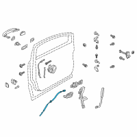 OEM 2015 Ford Escape Cable Diagram - JJ5Z-17221A00-A
