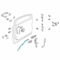 OEM 2019 Ford Escape Cable Diagram - JJ5Z-17221A00-A