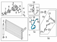 OEM 2019 Kia K900 HOSE-SUCTION Diagram - 97763J6250