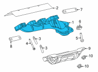 OEM Ram EXHAUST Diagram - 53011188AE